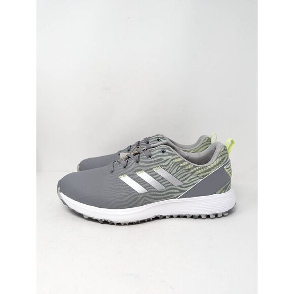 NEW adidas Womens S2G Golf Shoes GZ3911 2022 - Grey Three/Pulse Lime Ladies New - Picture 2 of 8